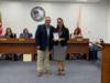 Melisa Jahner was recognized as a Certified School Board Member by the FSBA.