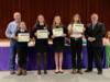The Yearling Middle School Dairy Judging Team was recognized for their 4th place finish in the state competition.  Jenna Larson was recognized as the State High Individual.