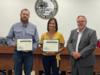 Megan Williamson and Jared Prescott were recognized for their participation in the Agriscience Education Leadership Program.
