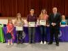 Students were recognized for their participation in the Crime Watch Poster Contest.