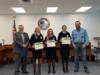 The OHS FFA Livestock Team was recognized for their second place finish in this year's state livestock judging competition.