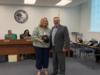 Mrs. Linda Stokes was recognized for her years of service to the district and congratulated on her retirement.