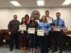Several students from Okeechobee High School were recognized for their participation in the Heartland Honor Choir. Mrs. Wendy Reister and Mr. Jim Leidy were recognized for their help with the choir.