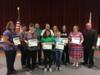Okeechobee County School Food Service workers were recognized for their help during Hurricane Irma.  Workers fed over 700+ shelter evacuees three meals a day.