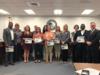 Staff members from throughout the district were recognized for their help in putting on the Staff S.T.A.R. Banquet.