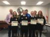 The YMS Dairy Evaluation team was recognized for their State Championship by coming in first place in the state FFA competition.  The McGehee Family was recognized as well for their coaching and help in preparing the team for the competition.
